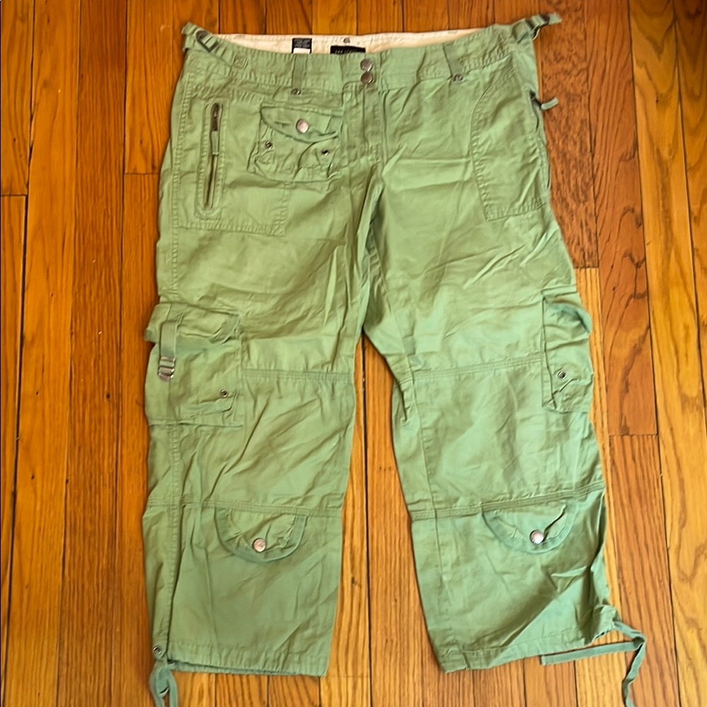 The Limited Tierney Fit Green Cargo Capris